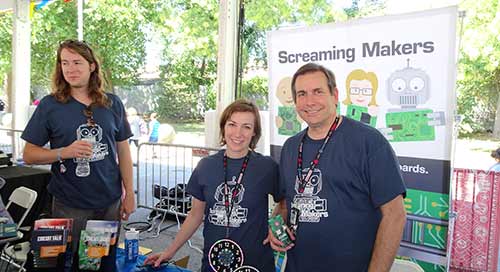 Screaming Circuits at Makerfaire