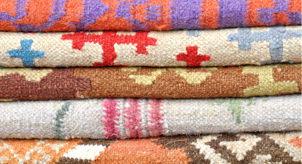 Layer stack up, blankets folded as an abstract example