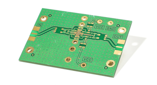 PCB picture with power and ground