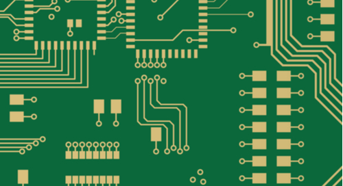 Vector image of PCB layout.