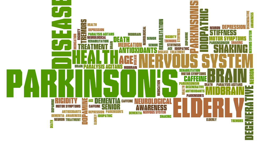 Wortkonzept Parkinson-Krankheit