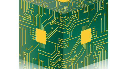 PCB cube illustration