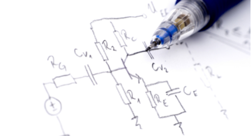 Picture of a hand drawn schematic