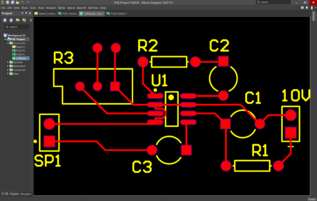 Final PCB Gerber file