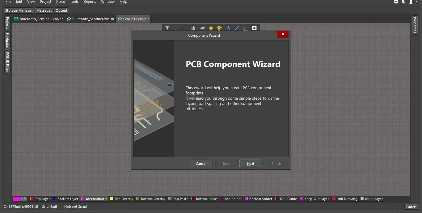Altium PCB Component Wizard image