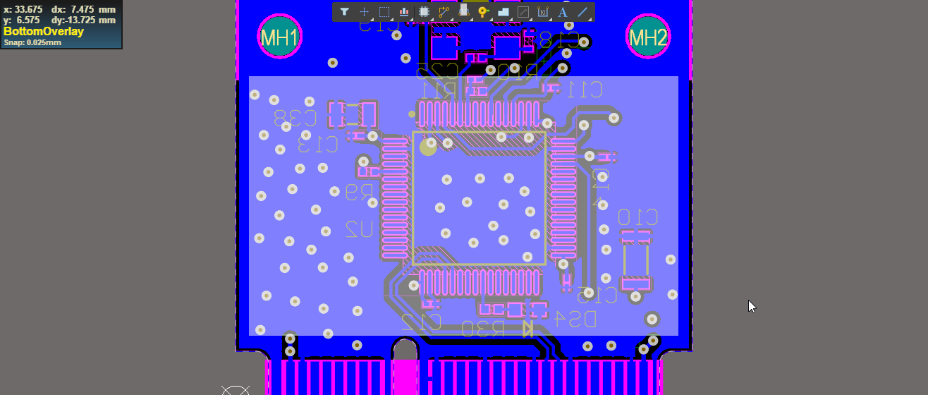 Moving multiple components on the board