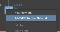 Add VRM to New Network right click menu