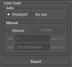 Color scale window set to auto -> displayed