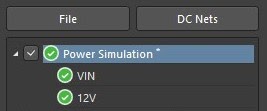 Altium PDN Analyzer power simulation now has 12V net