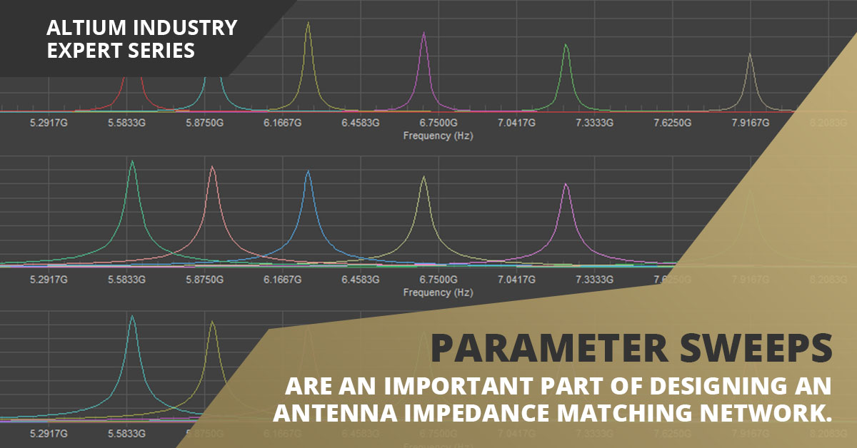 Parameter sweeps are an important part of designing an antenna impedance matching network.