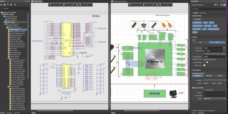 Dashboard per la cattura di schematici PCB