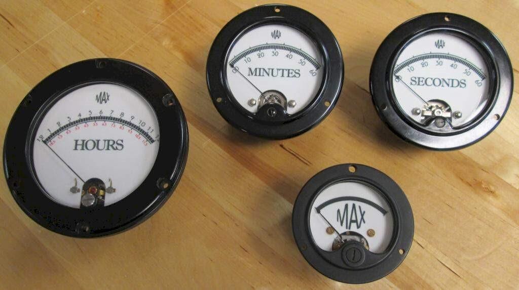 The meters for my Vetinari Clock