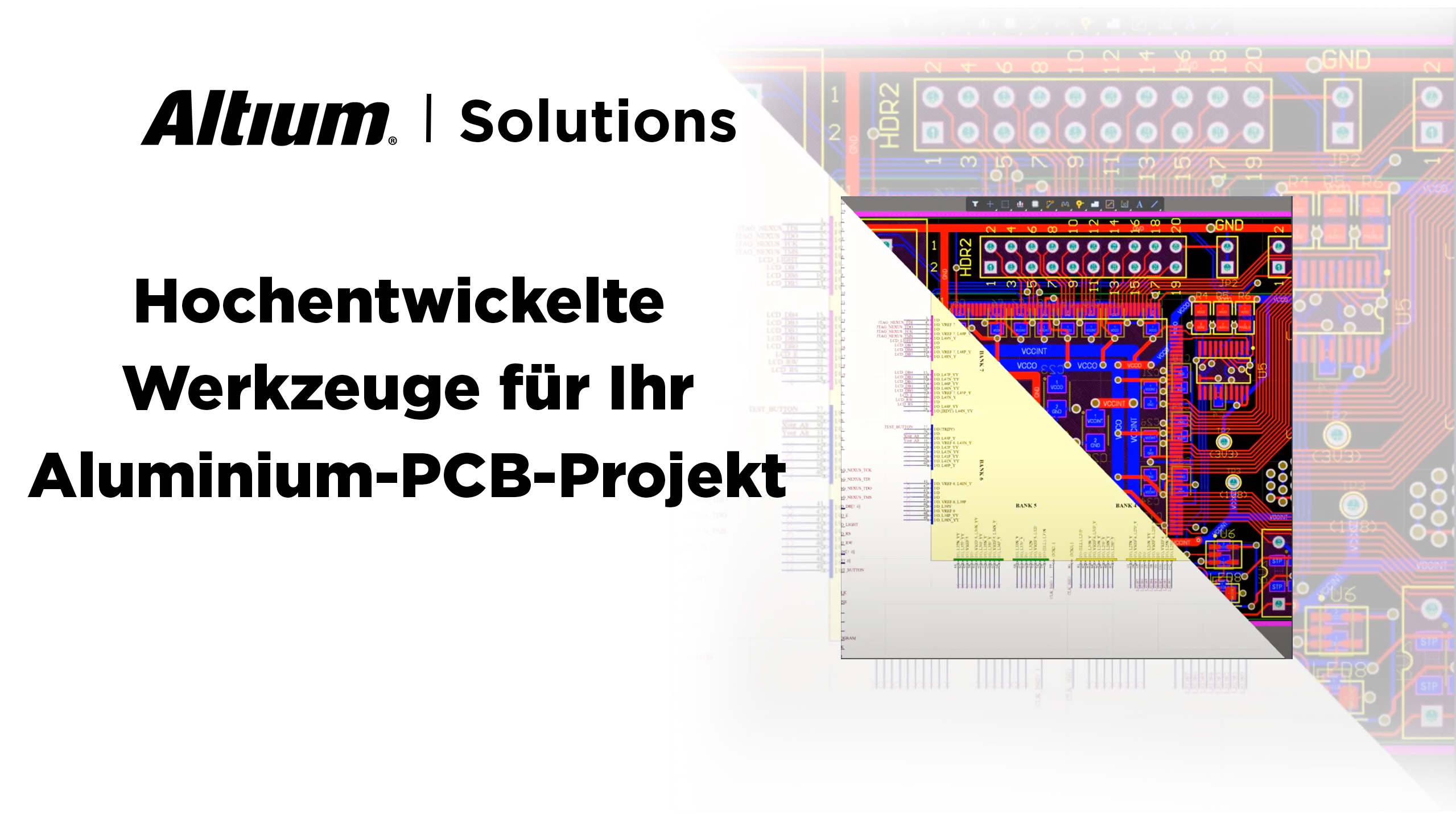 Leistungsstarke PCB-Designsoftware für Aluminium-PCB-Leiterplatten