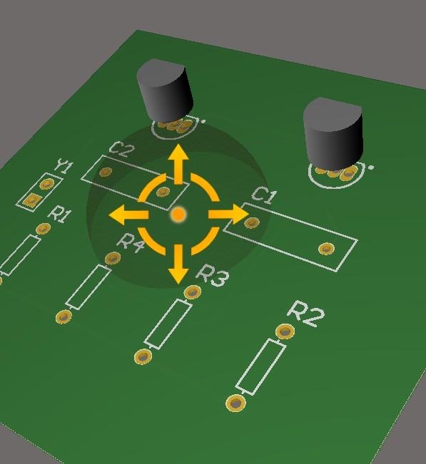 3D Navigation of PCB Layout