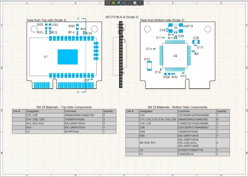 Documentación automatizada de fabricación y montaje de circuitos impresos