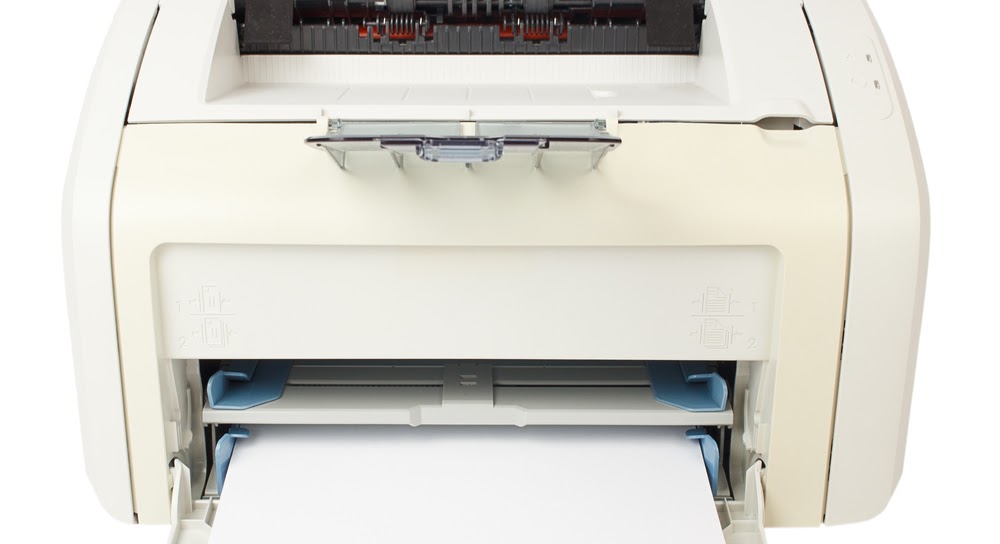 Printer with load paper tray