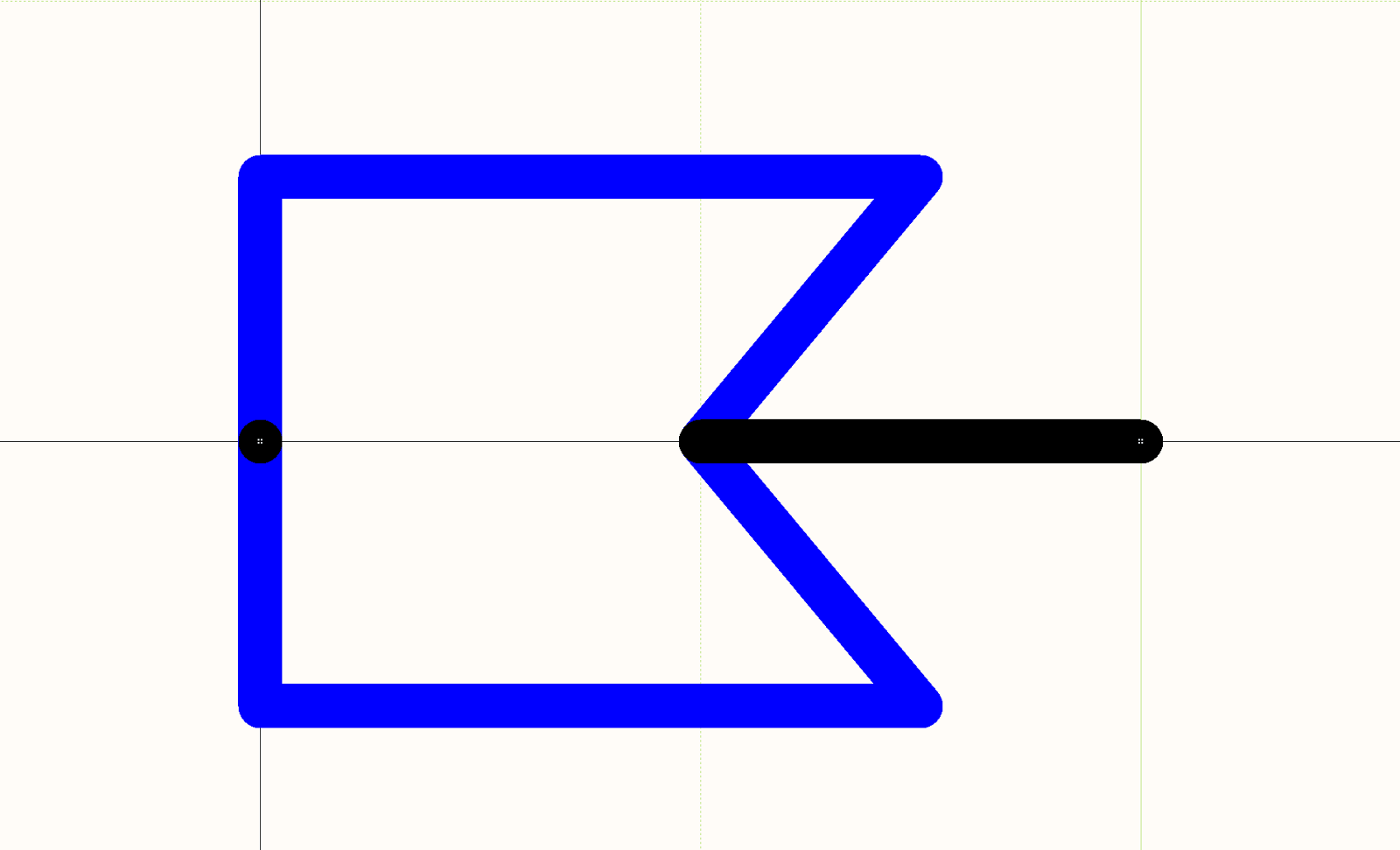  CAD-Zeichnung zum PCB-Kabeldesign: Abbildung 4.  Schaltzeichen der Steckbuchse