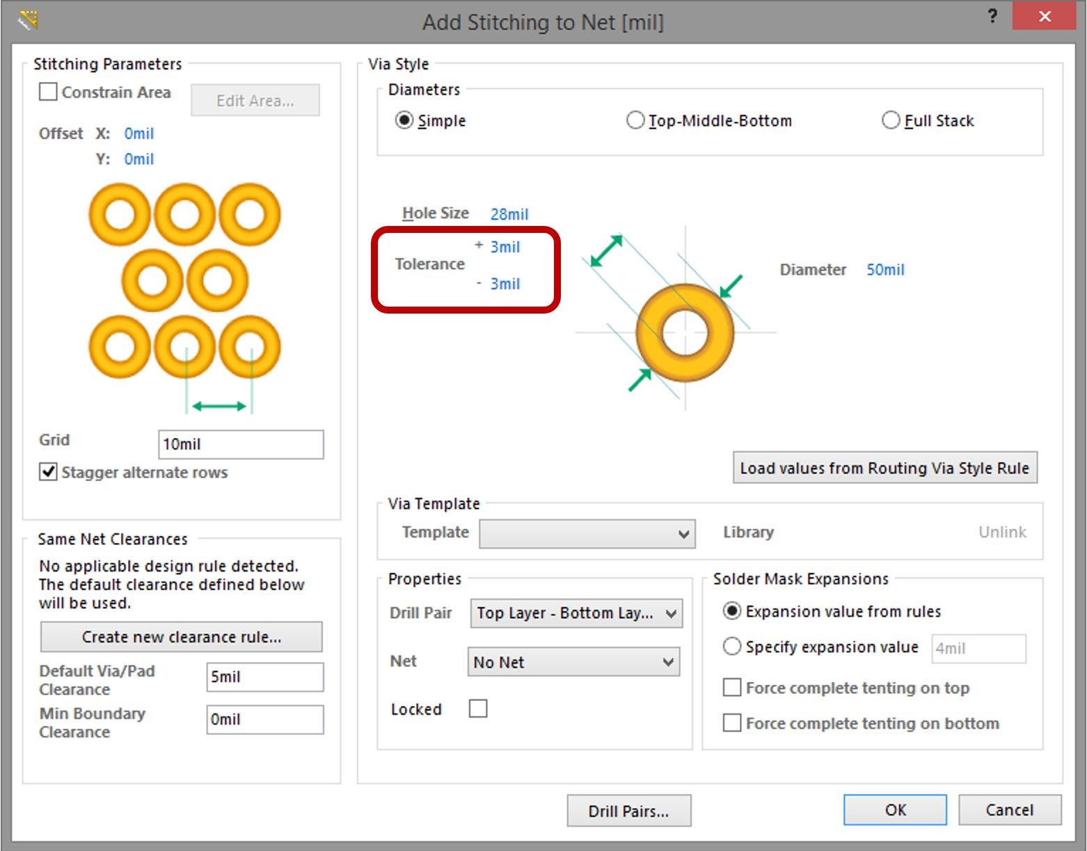 adding-hole-tolerance-to-stitching-vias