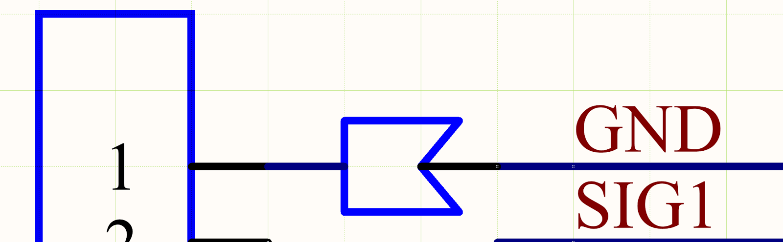 Cómo colocar un terminal de un cable crimpado en un diagrama de un esquema
