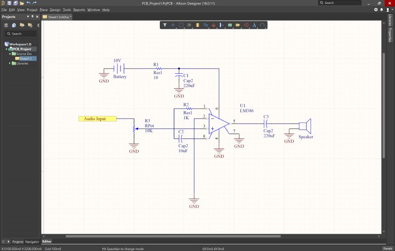 Software integrado de diseño de PCB Altium Designer