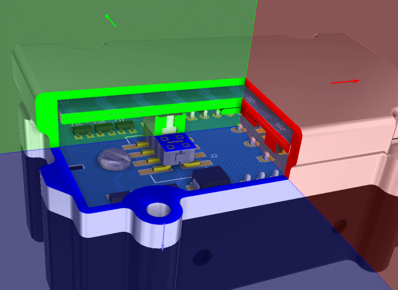 Screenshot of section view in Altium Designer’s unified design environment