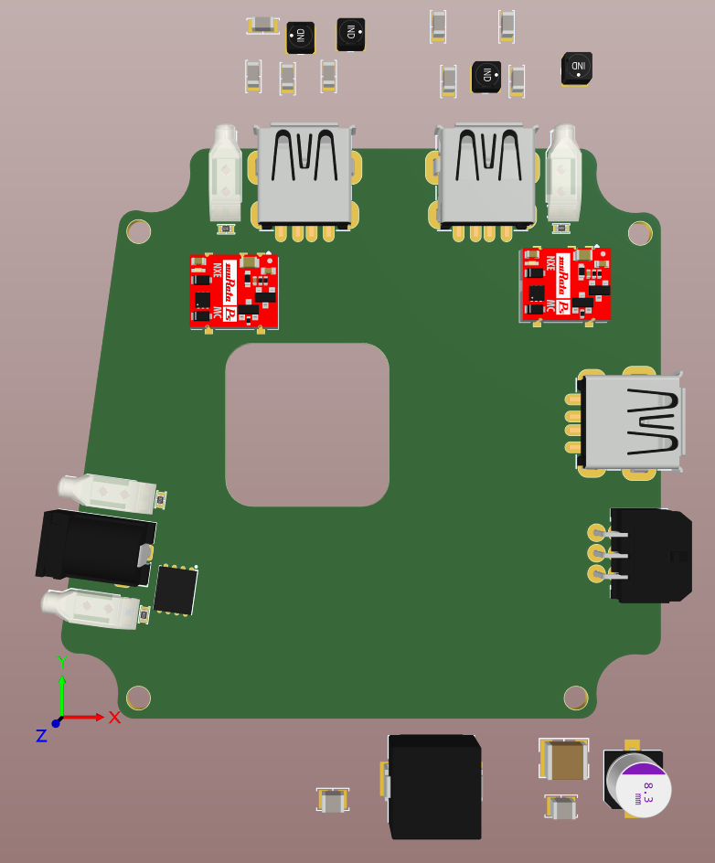 Connector Layout for low noise voltage regulator