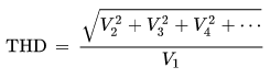 THD equation