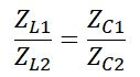 Impedance balancing equation