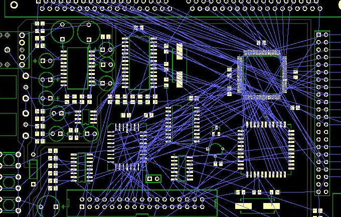 IC and connector placement in a PCB design collaboration