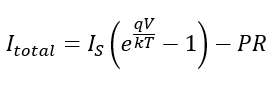 Photodiode circuit equation