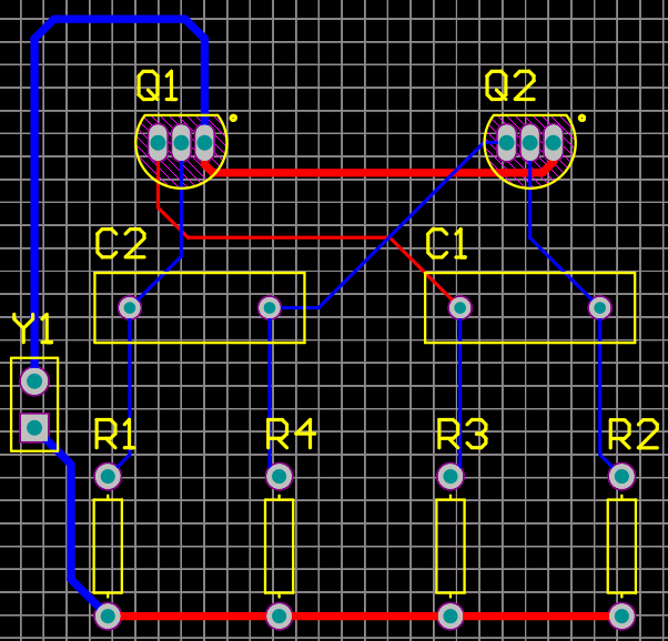 Auto-Routed PCB