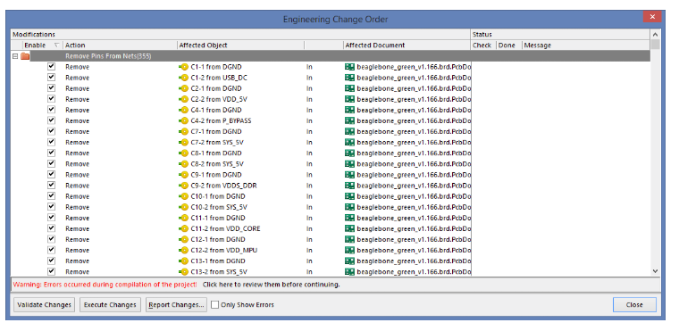 Nombres de redes asignados por el sistema en Altium Designer