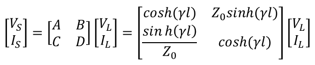 Transfer function from ABCD parameters